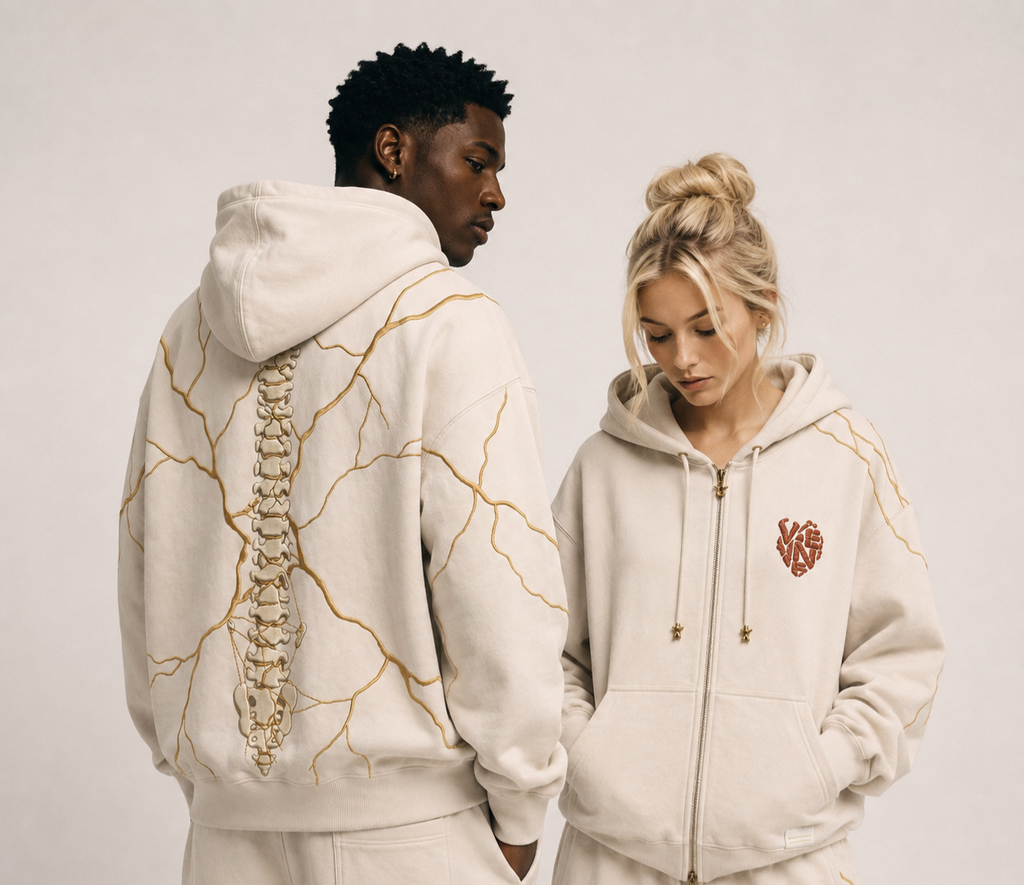 Série Anatomie ( Zip Hoodie )